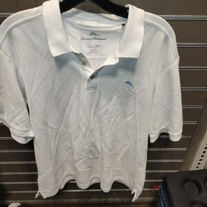 Tommy Bahama White Golf Polo Shirt Size:XL Prima Collared Cotton